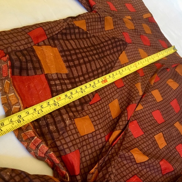 Silk Bell Sleeve Crop Top - Picture 6 of 7